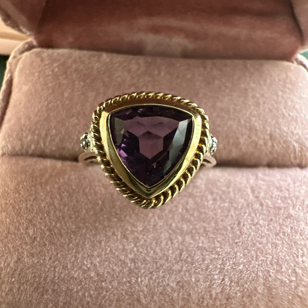 10k Amethyst Ring